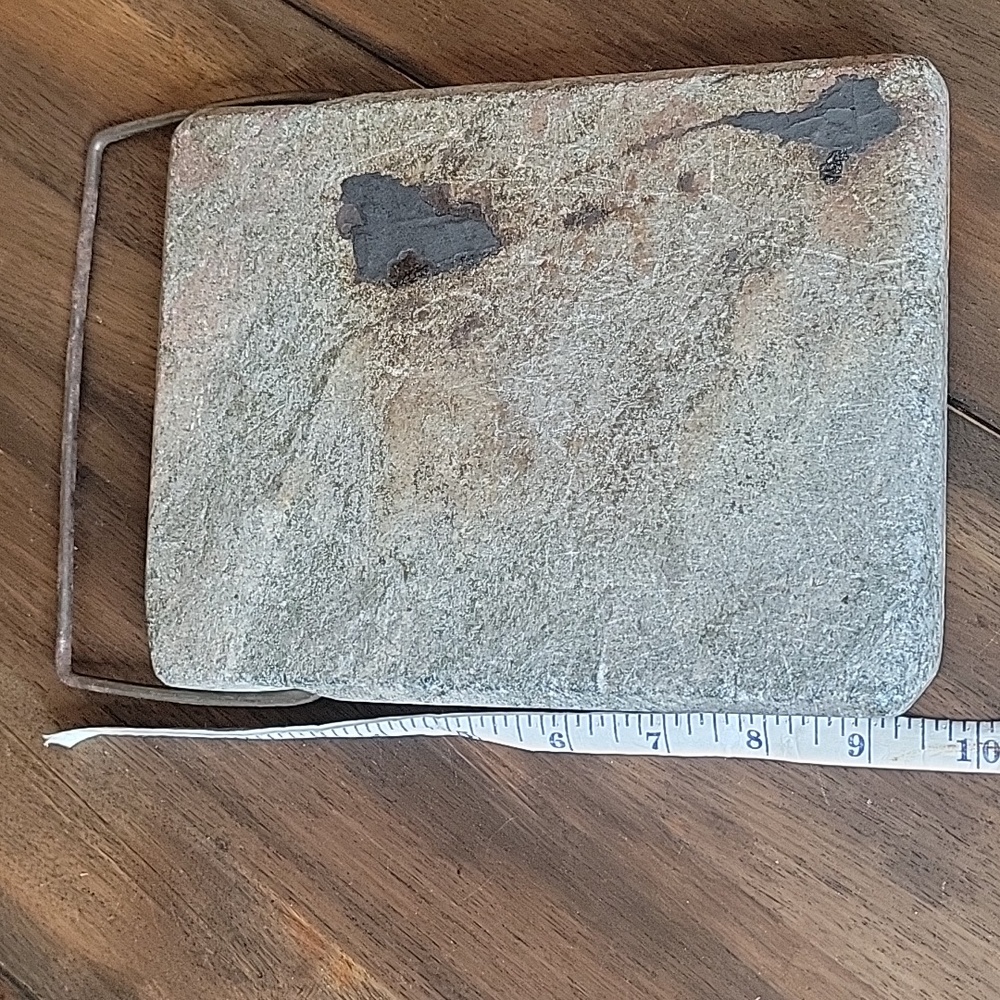 Vintage Soapstone Foot Bed Warmer - Picture 4 of 4